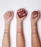 Quad Eyeshadow Palette with Four Vegan Shades and Satin Finish