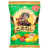Lotte Scotch Candy coffee butter banana hard sweets (British brand)