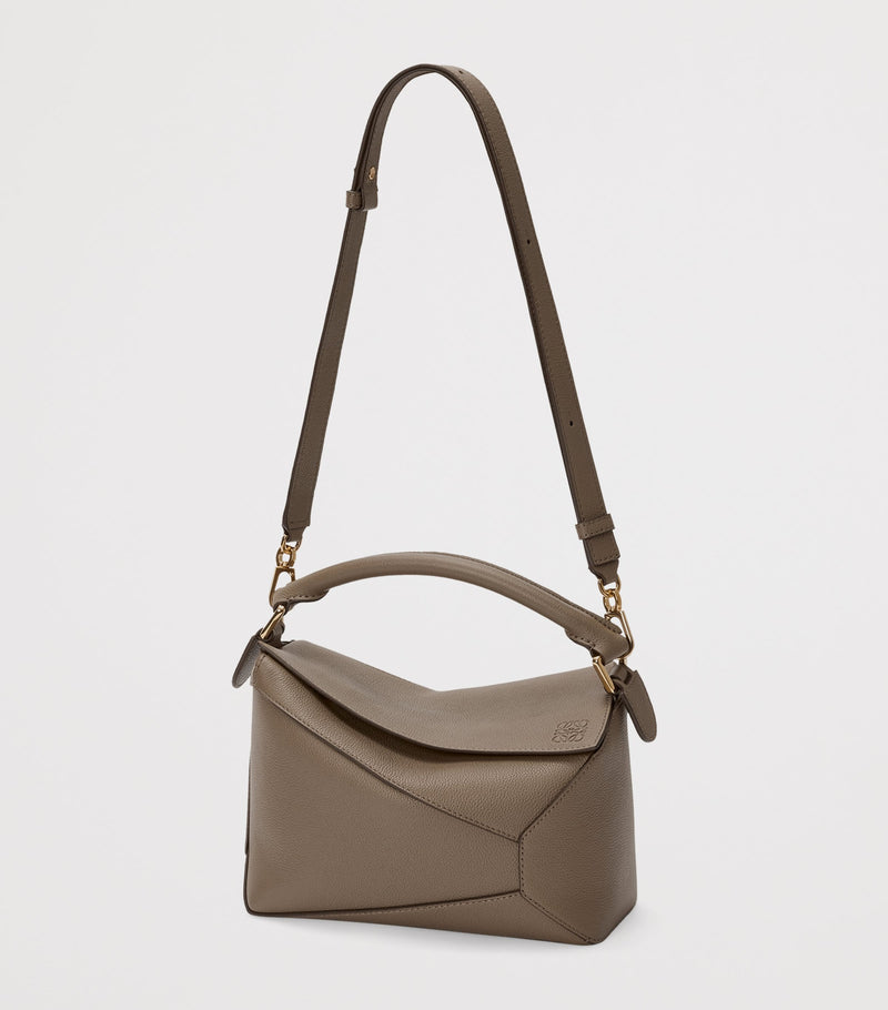 LOEWE small leather Puzzle Edge top-handle bag (British brand)