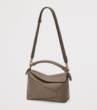 LOEWE small leather Puzzle Edge top-handle bag (British brand)