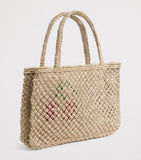 The Jacksons jute cherry Tracey tote bag - British product