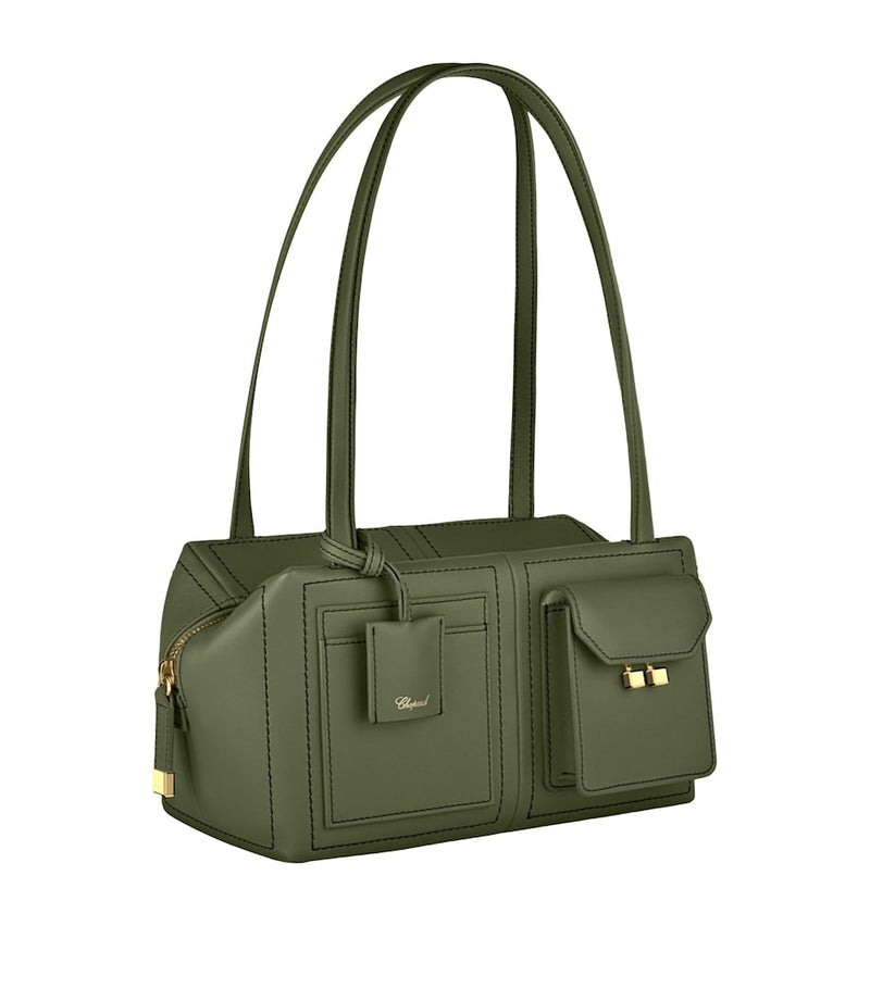 Chopard Ice Cube calfskin shoulder bag, imported from the UK