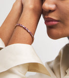 SHAY rose gold tennis bracelet with pink sapphires, imported from the UK