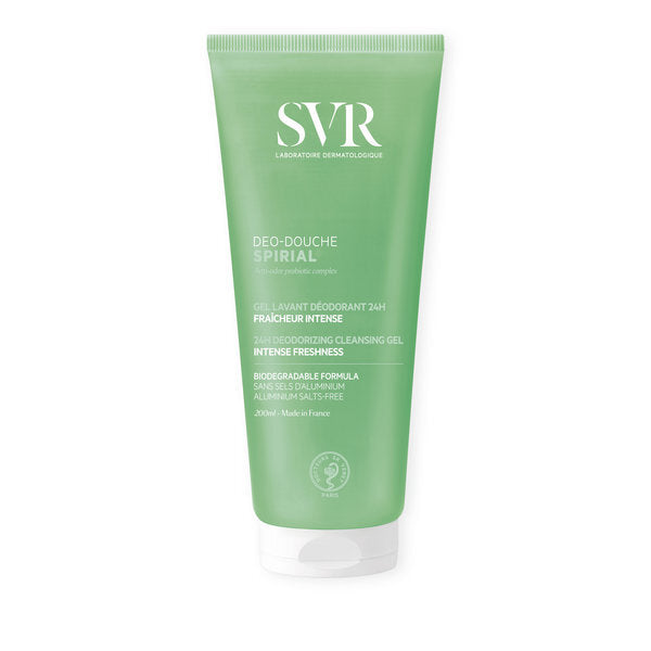 SVR Spirial deodorising shower gel 200ml (British brand)