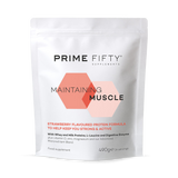 Holland & Barrett Maintaining Muscle 50+ Strawberry Whey Protein Powder 490g- Buy online at McGrocer