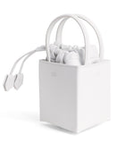 Talel small triangle leather handbag, imported from the UK
