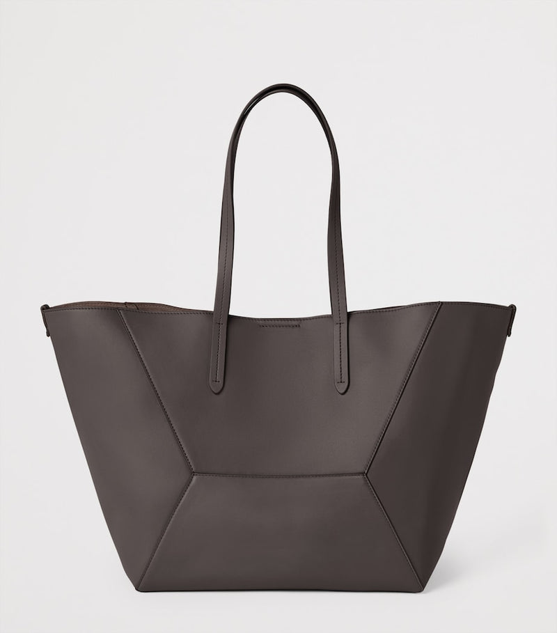 Brunello Cucinelli leather BC Duo tote bag, UK version