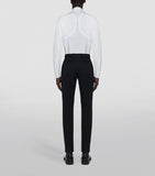 Pantalons ajustés en laine McQueen, importés du Royaume-Uni