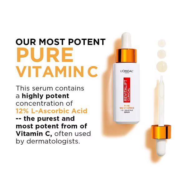 L'Oreal Revitalift Vitamin C Serum 30ml (British brand)