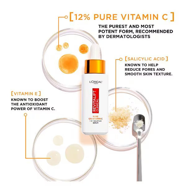 L'Oreal Revitalift Vitamin C Serum 30ml (British brand)
