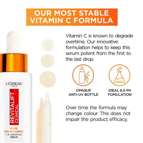 L'Oreal Revitalift Vitamin C Serum 30ml (British brand)