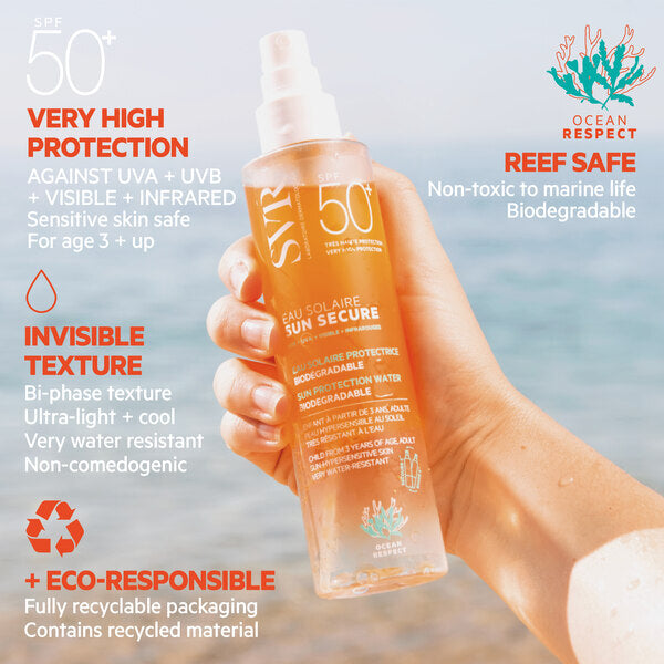 SVR Sun Secure Face & Body spray 200ml (British brand)