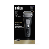 Holland & Barrett Braun Series 9 PRO+ Electric Shaver, Pro SensoAdapt, Charging Stand, 9610S, Black- Buy online at McGrocer