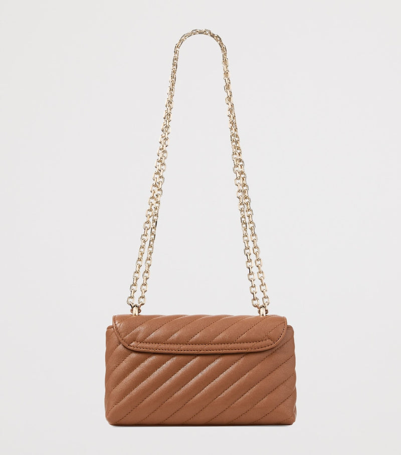 Jimmy Choo small cross-body bag in quilted biker leather, UK version