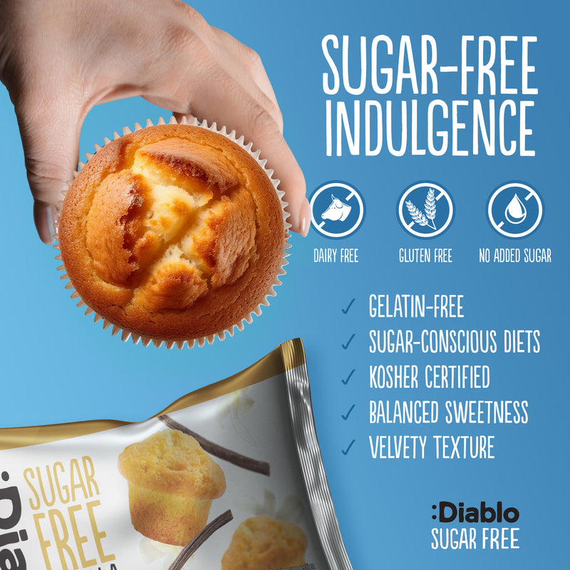 Diablo sugar free vanilla muffin 45g, UK version