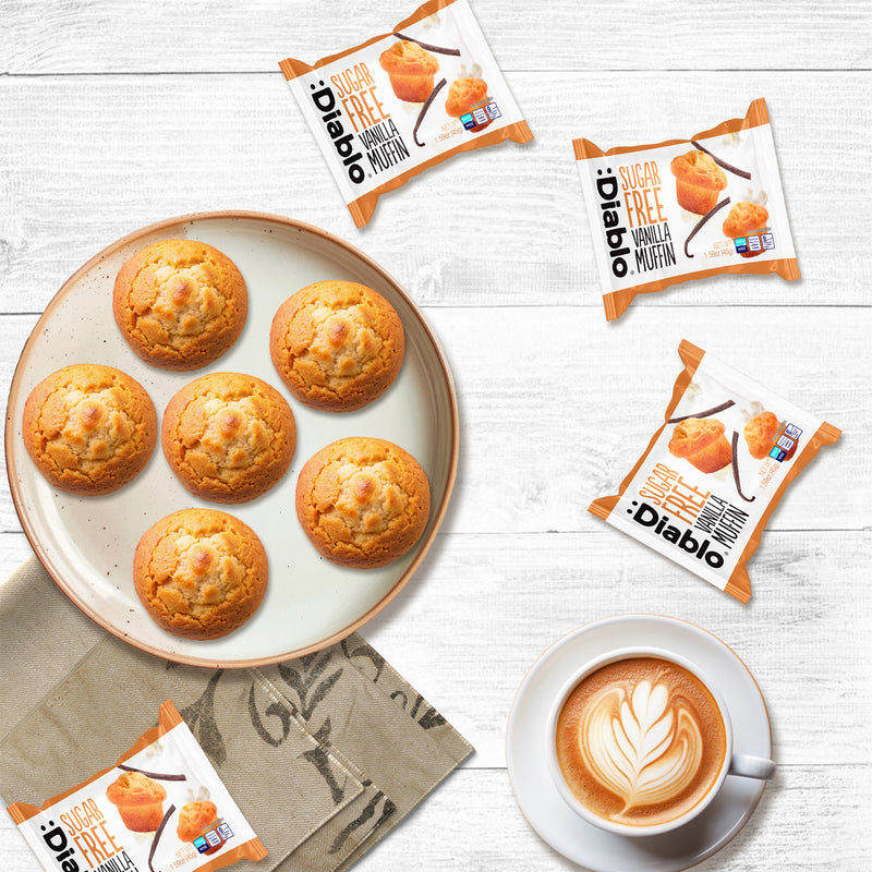 Diablo sugar free vanilla muffin 45g, UK version