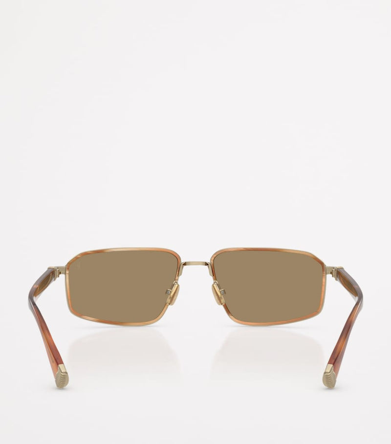 Brunello Cucinelli Rectangle Jarama sunglasses (British brand)