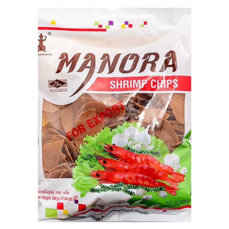 Manora shrimp chips uncooked - British product