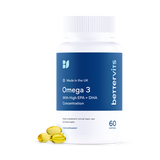 Holland & Barrett Bettervits Omega 3 Softgels High EPA and DHA - 60s- Buy online at McGrocer
