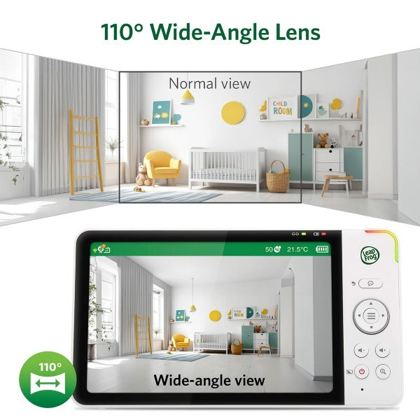 LeapFrog 5817HD baby monitor 7 inch over the cot - British product