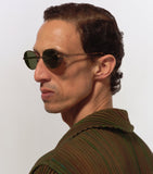 Matsuda M3137 round titanium sunglasses, imported from the UK