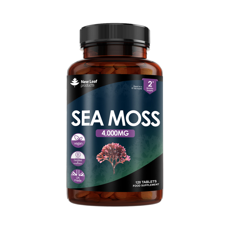 Sea moss tablets 4000mg two-month supply, UK version