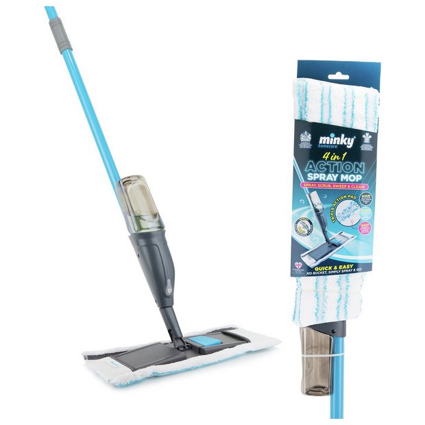 Minky 4 in 1 spray mop with microfibre pad, imported from the UK