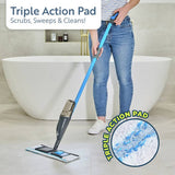 Minky 4 in 1 spray mop with microfibre pad, imported from the UK