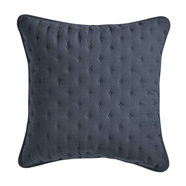 Argos Home pinsonic cushion charcoal 50x50cm, imported from the UK