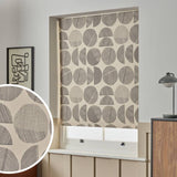 Argos Habitat Drawn Circles Blackout Cream Roller Blind - 90cm- Buy online at McGrocer