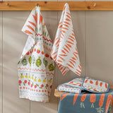 Argos Home Allotment cotton textile set orange, UK version