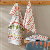 Argos Argos Home Allotment Cotton Textile Set - Orange- Buy online at McGrocer