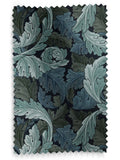 William Morris At Home Blue Acanthus velvet roman blind, imported from the UK