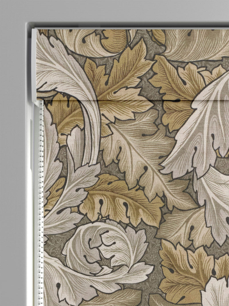 William Morris Roman blinds grey Acanthus velvet - British product