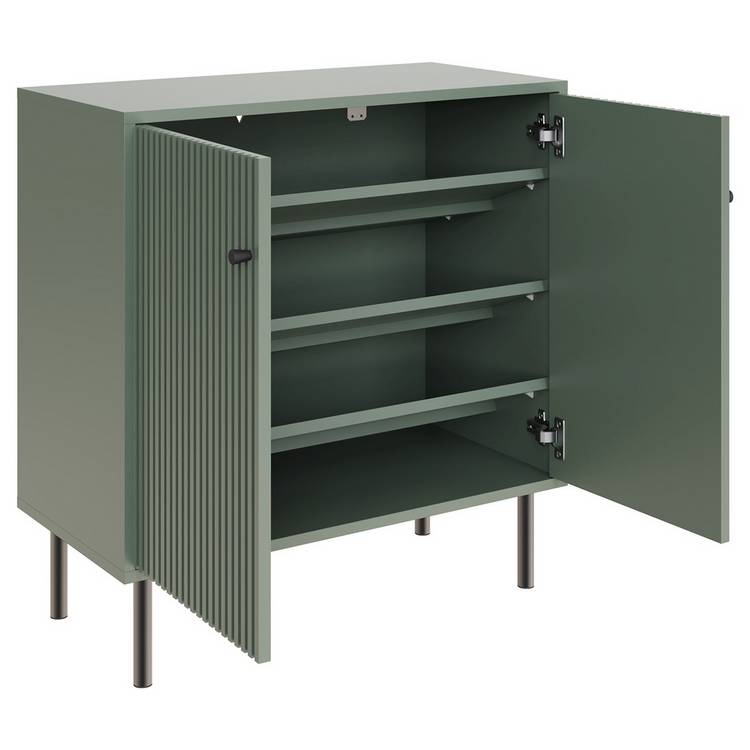GFW 2 Door Storage Unit in green, imported from the UK