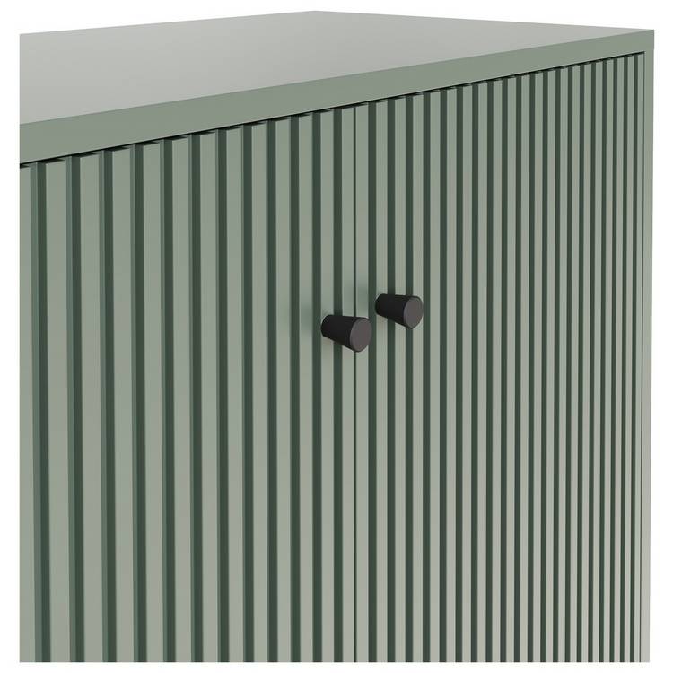 GFW 2 Door Storage Unit in green, imported from the UK