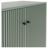 GFW 2 Door Storage Unit in green, imported from the UK