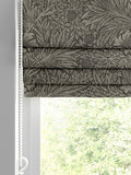 William Morris Grey Marigold Velvet roman blind (British brand)