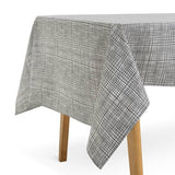 Habitat charcoal grid wipe clean tablecloth (British brand)