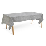 Habitat charcoal grid wipe clean tablecloth (British brand)