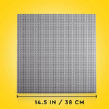 LEGO grey building board 48x48 baseplate (British brand)