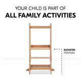 Hauck Montessori learning tower in natural (British brand)