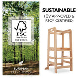 Hauck Montessori learning tower in natural (British brand)