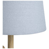 Argos Home resin bunny table lamp light oak blue H39cm, imported from the UK