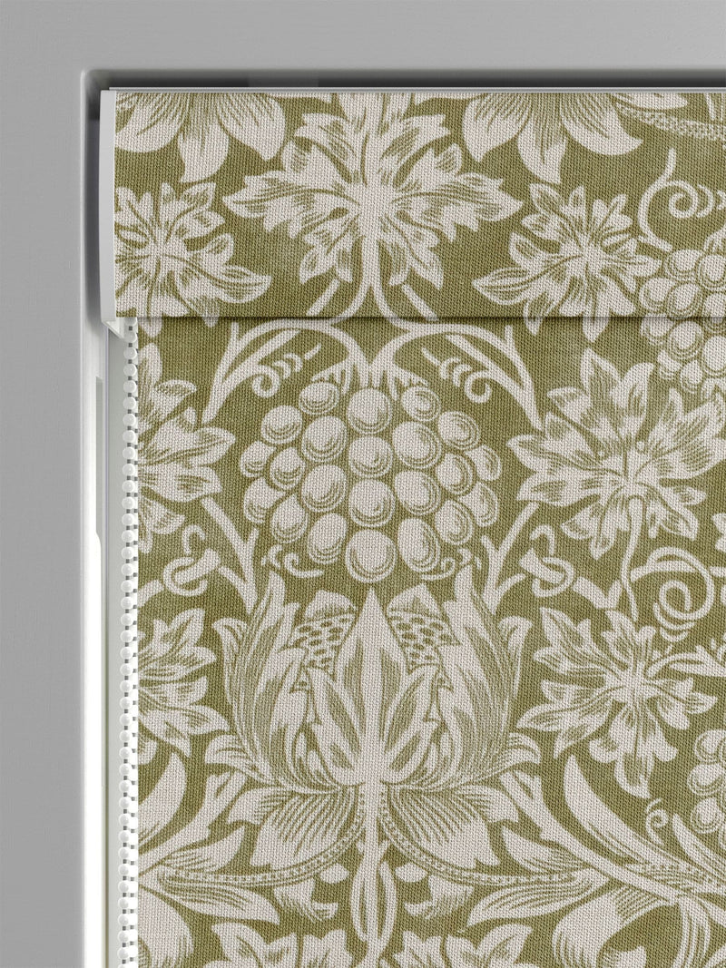 William Morris roman blind with sunflower design, UK version