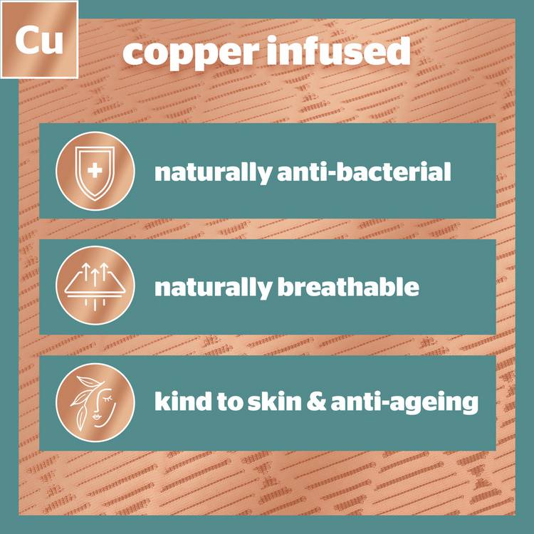 Silentnight cooling copper medium pillow, imported from the UK
