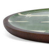 Habitat x Scion Mr Fox mango wood platter green 38cm, UK version