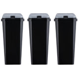 Argos Home trio recycling bins black 45L, imported from the UK