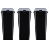 Argos Home trio recycling bins black 45L, imported from the UK