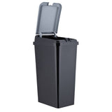 Argos Home trio recycling bins black 45L, imported from the UK